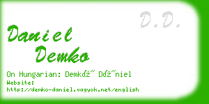 daniel demko business card